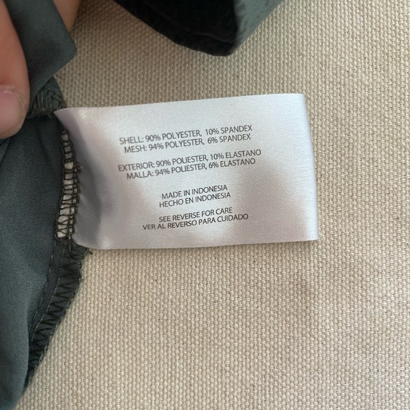 Orvis Active Skort Quick Dry Green Camouflage Lined Shorts Outdoor Casual Large - Picture 8 of 9